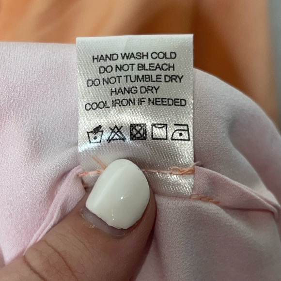 NWT LOVERS + FRIENDS Revolve Pink Orange Ombre Issadora Midi Slip Dress Small - Picture 11 of 11